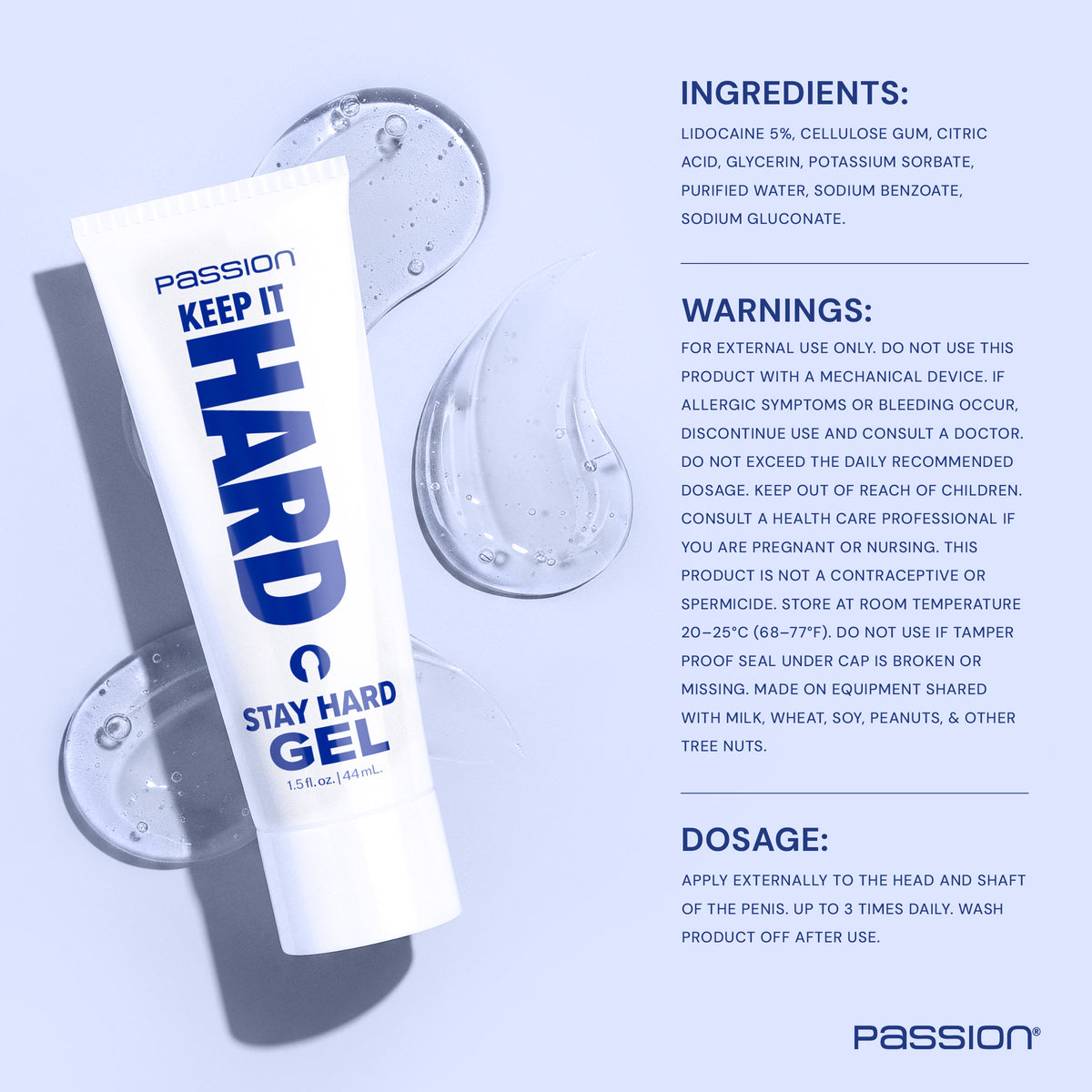 Keep It Hard Stay Hard Gel 1.5oz – lubricant (view 4)