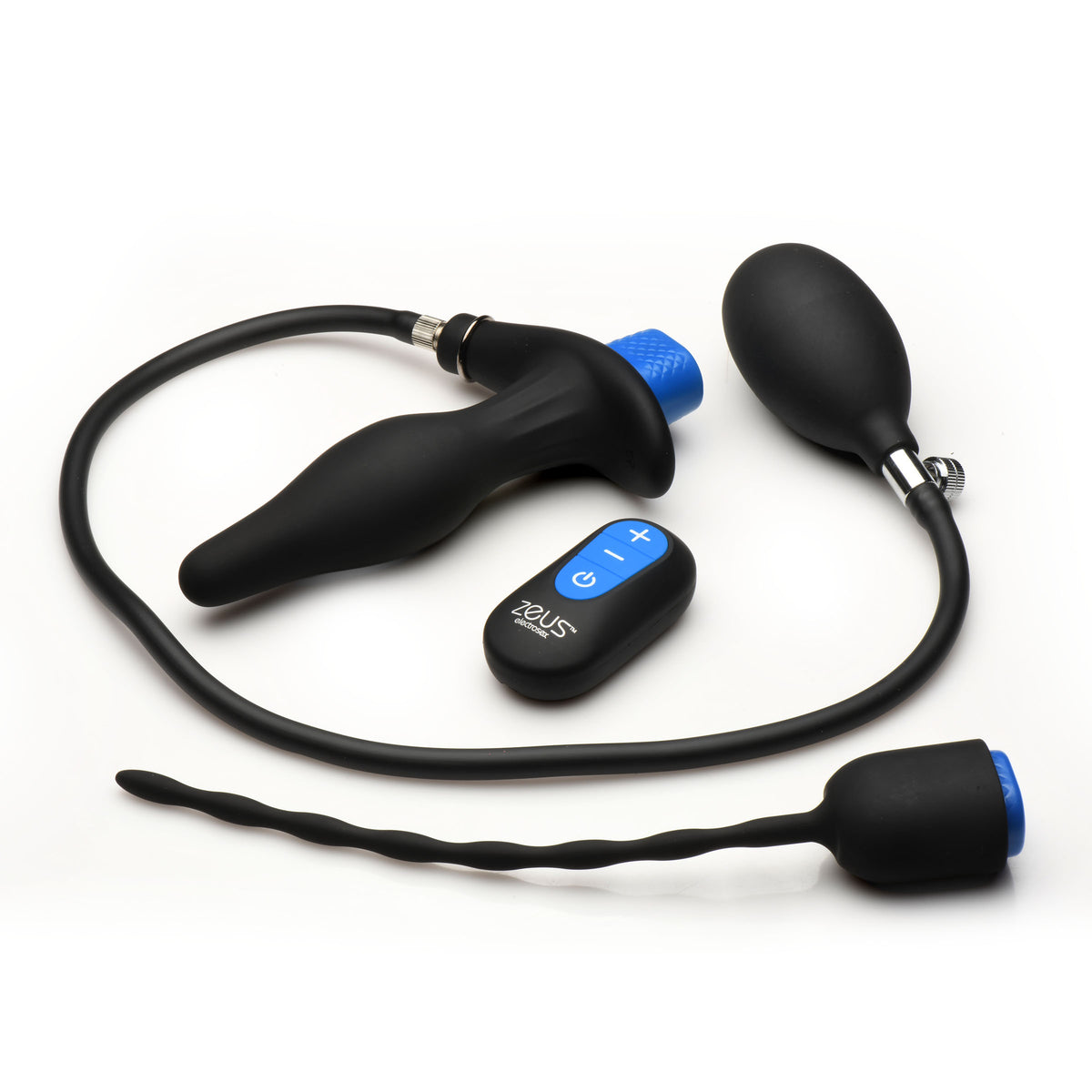 Inflatable Anal Plug and Urethral Sound E-Stim Kit – butt plug (view 7)