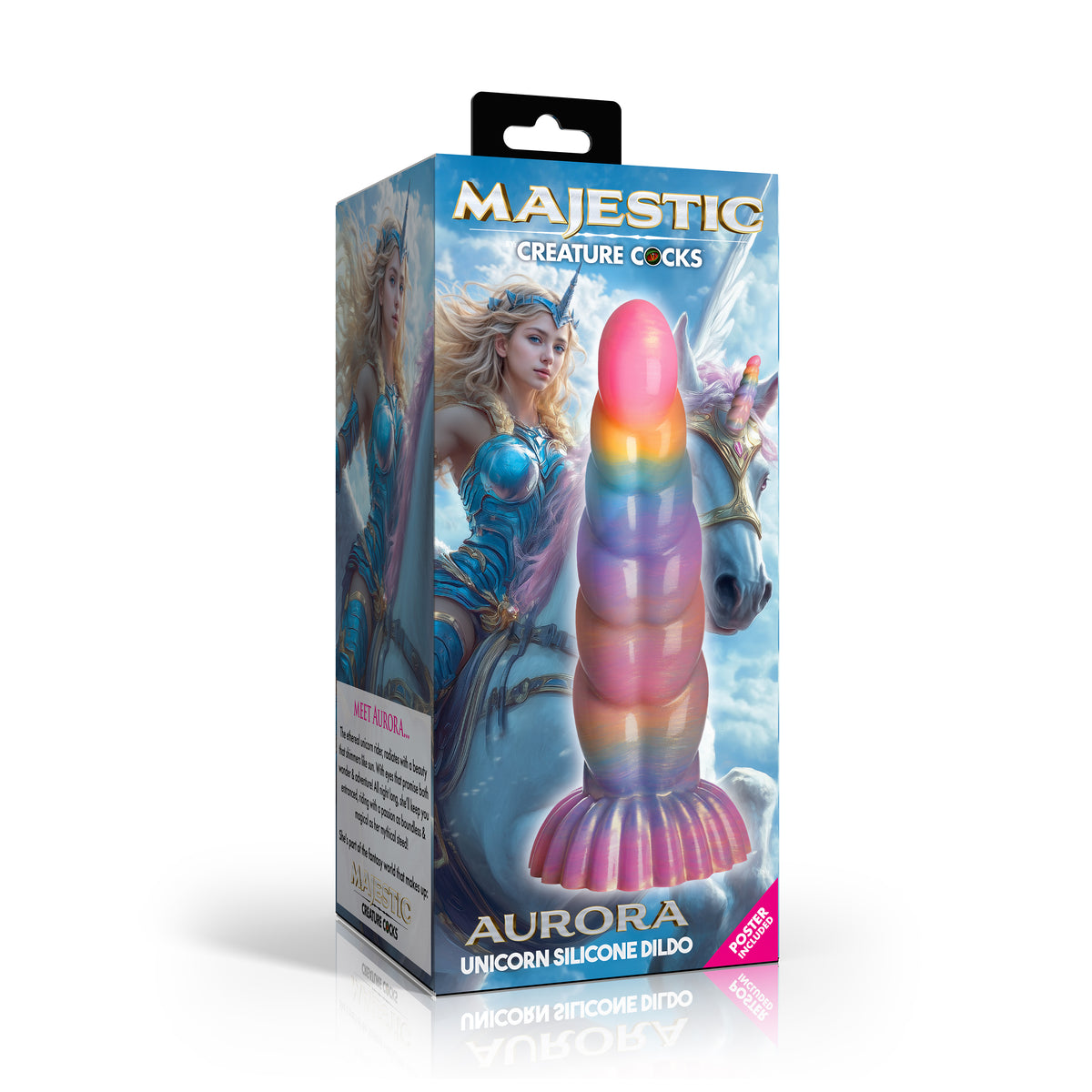 Aurora Unicorn Silicone Dildo (view 6)