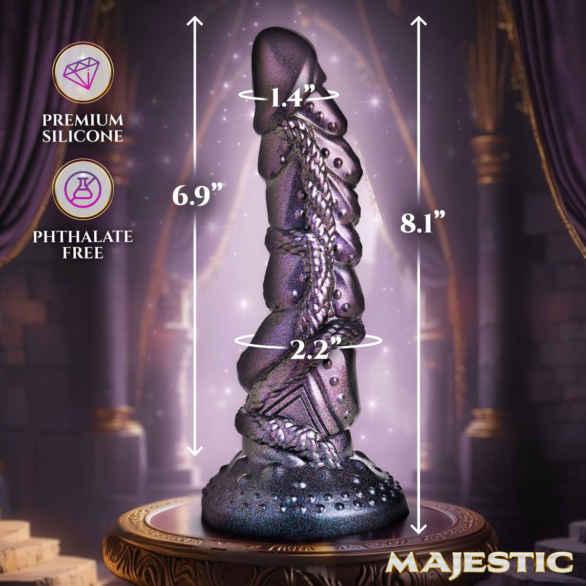 Ilias Elf Silicone Dildo (view 4)