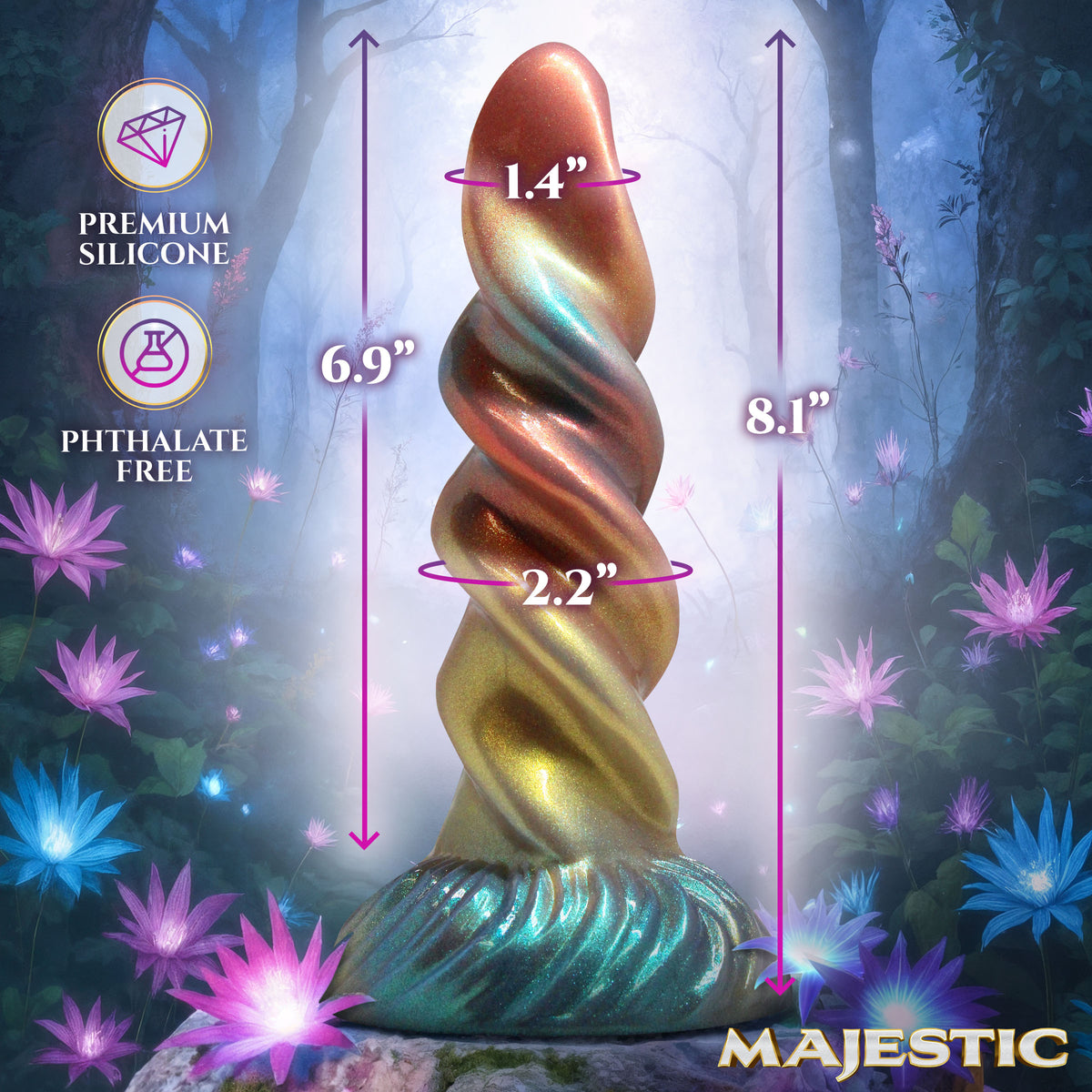 Celina Fairy Silicone Dildo (view 4)