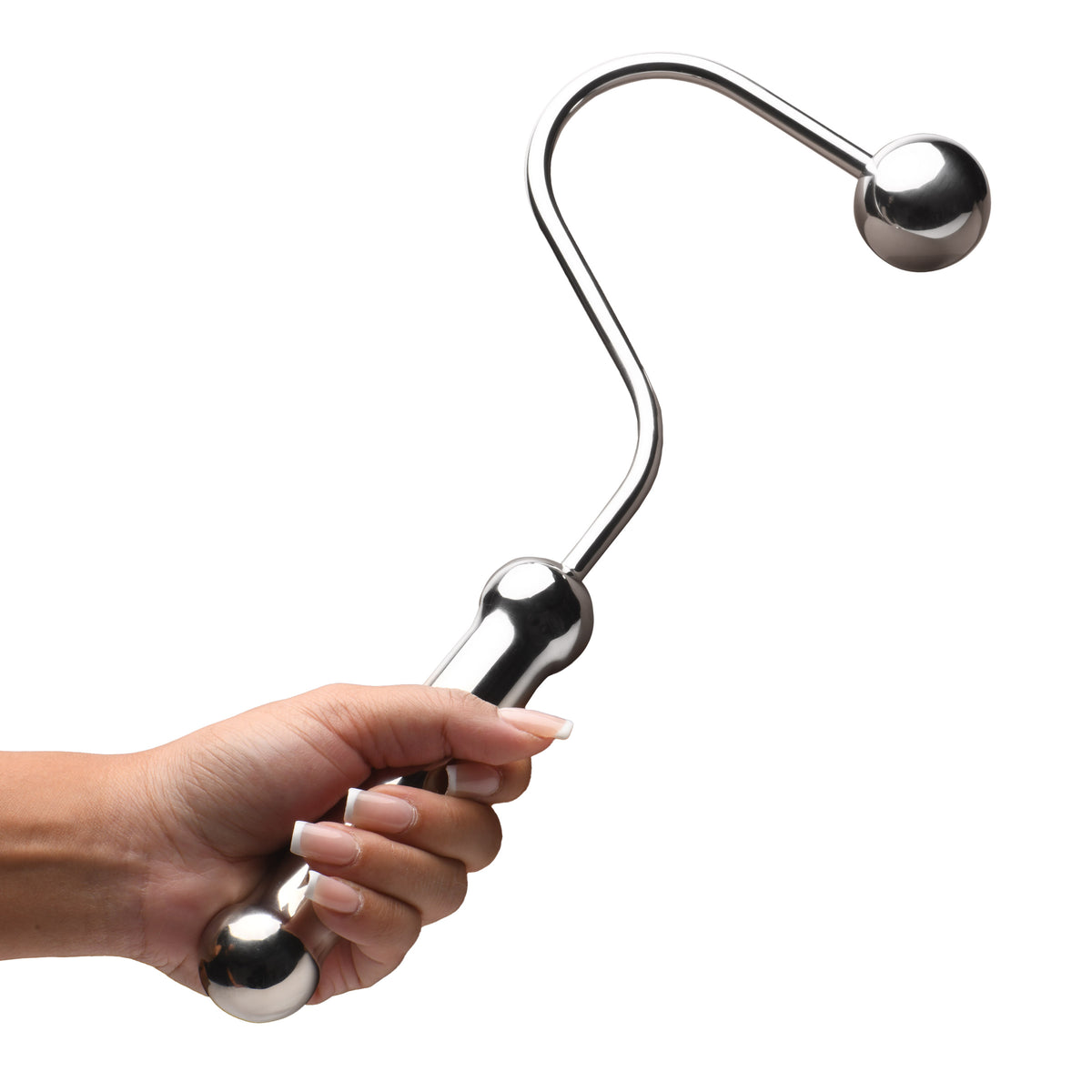 Anal Hook with Handle – anal toy, Metal (view 4)