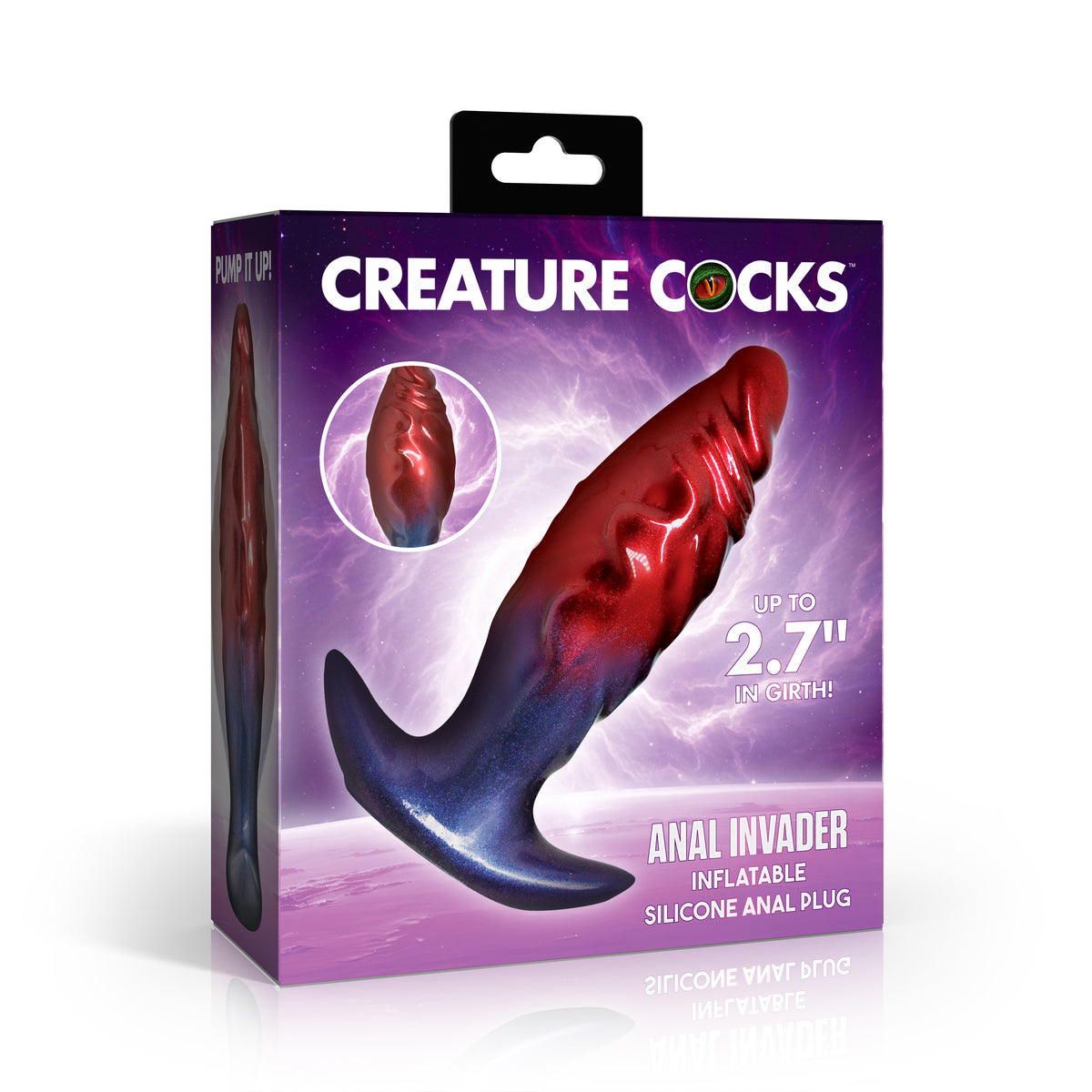 Anal Invader Inflatable Silicone Anal Plug – butt plug (view 5)