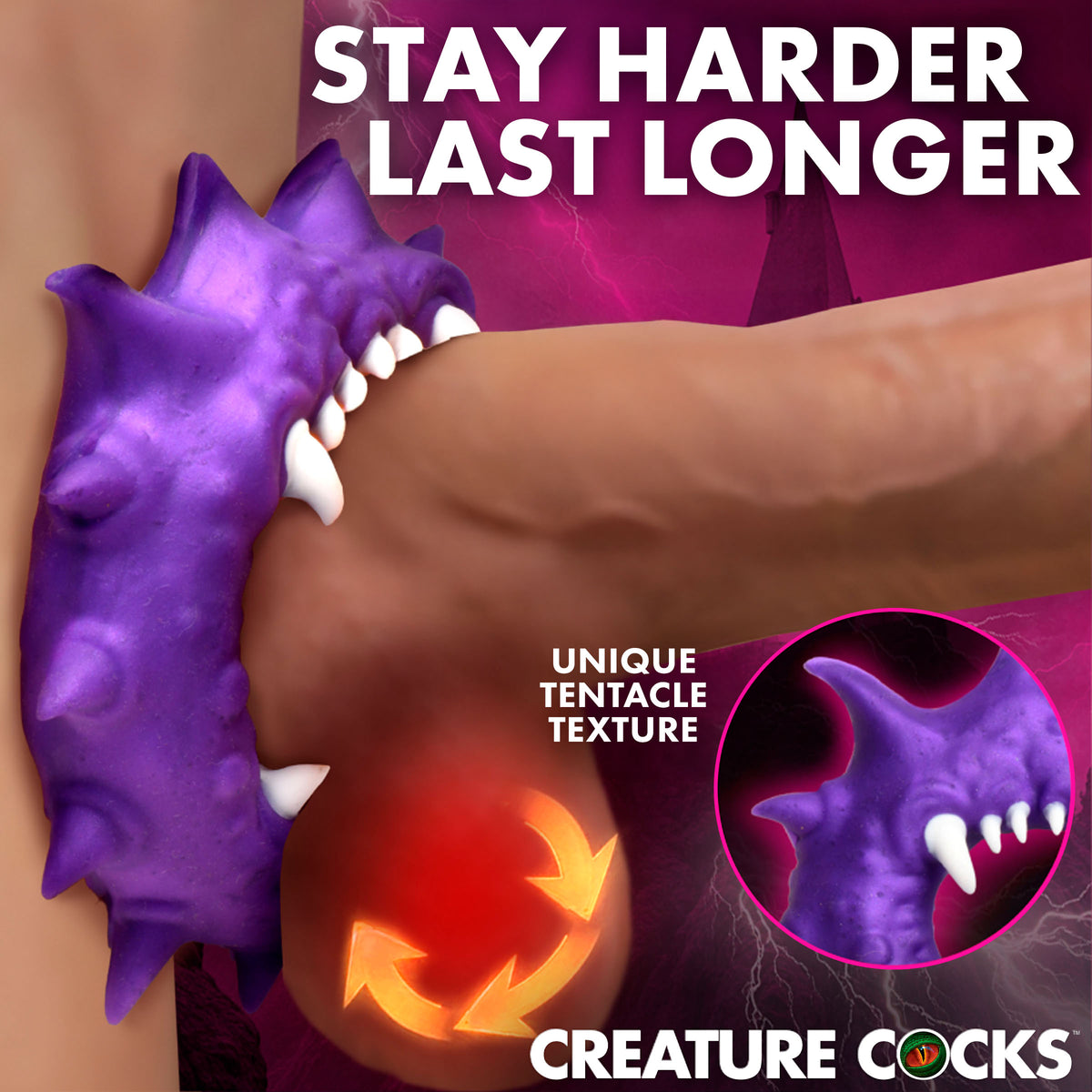 Constrictor Silicone Cock Ring (view 2)