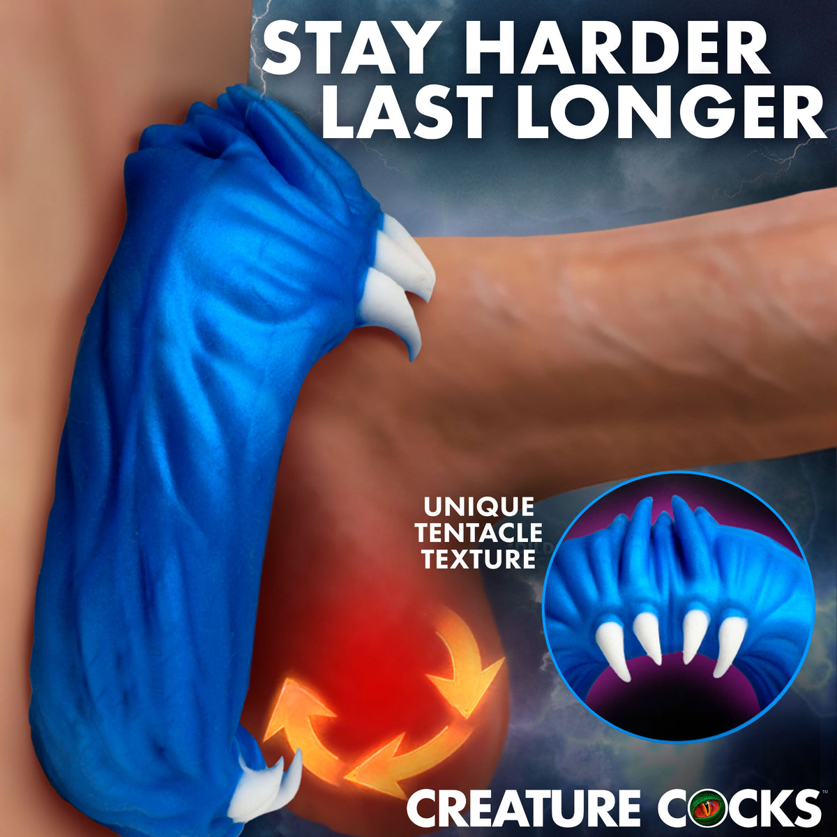 Venom Loop Silicone Cock Ring (view 2)