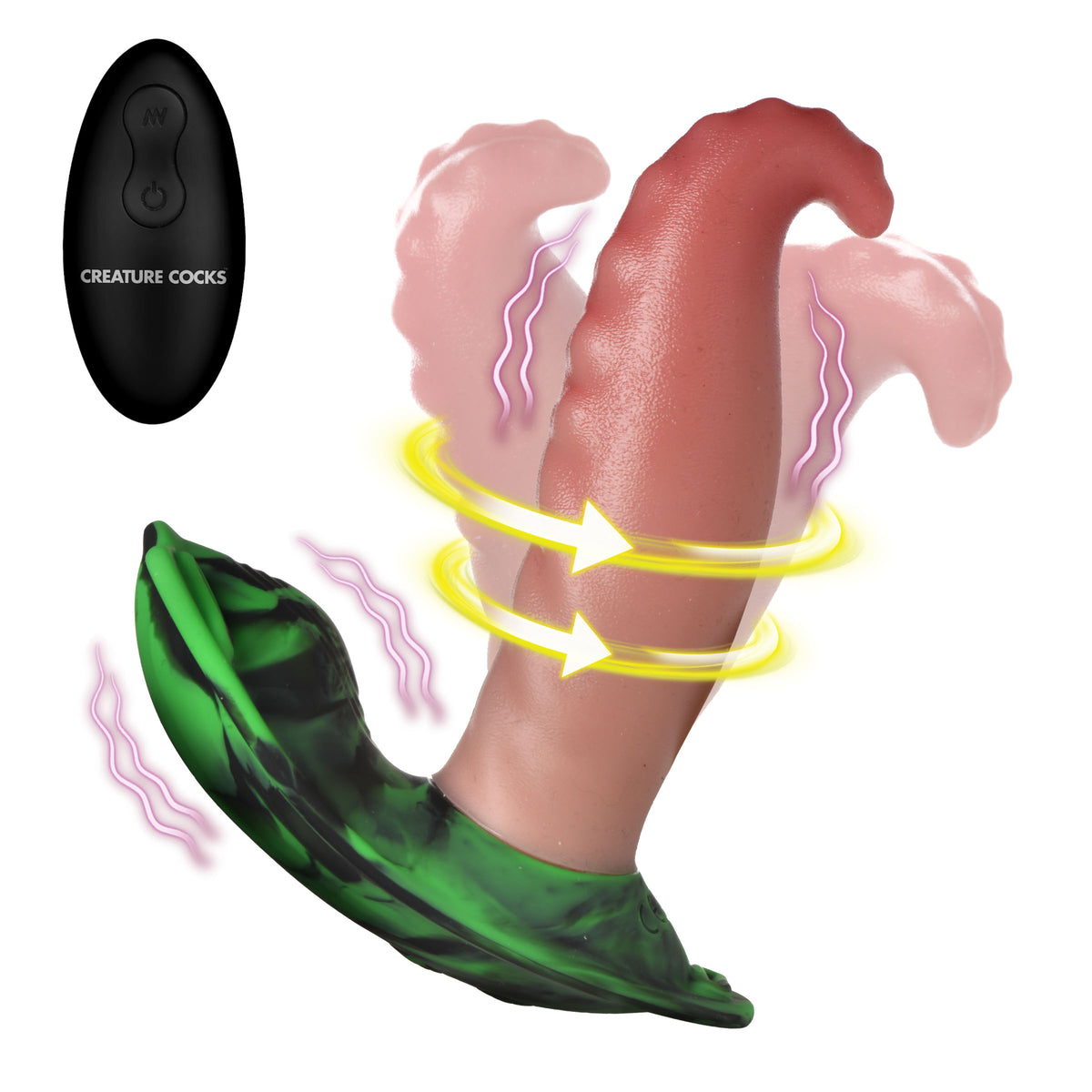 Tongue Twister Panty Vibe with Harness – strap-on and harness (view 6)