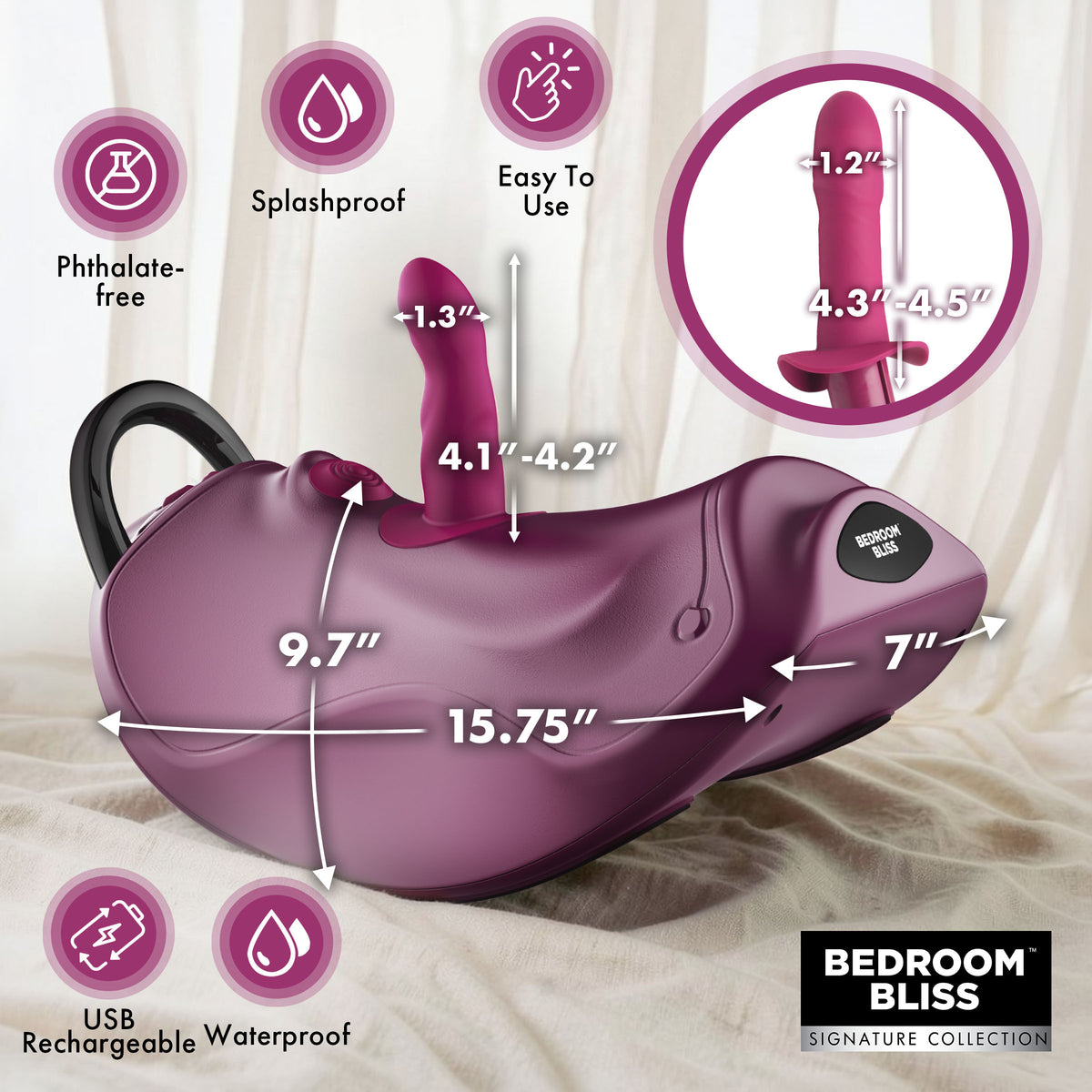 Wild Ride Rocking Saddle Sex Machine – sex furniture (view 7)