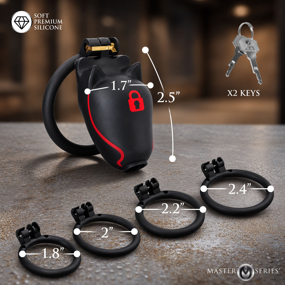 Puplock Chastity Cage – chastity device (view 4)
