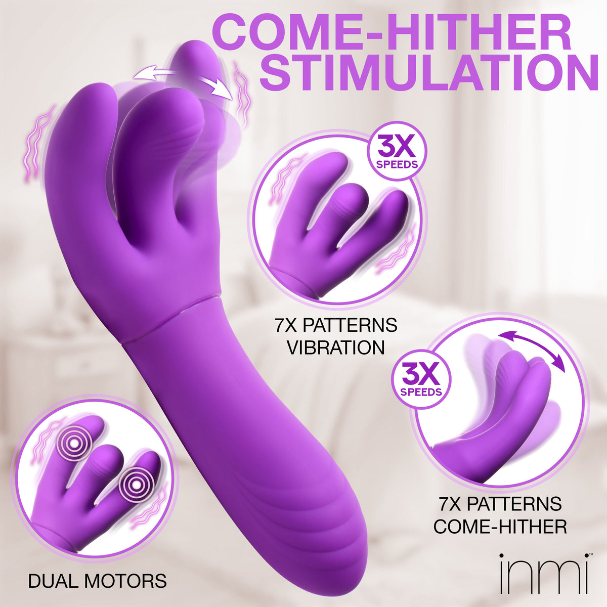 Velvet Touch Come-Hither G-Spot Silicone Vibrator (view 2)