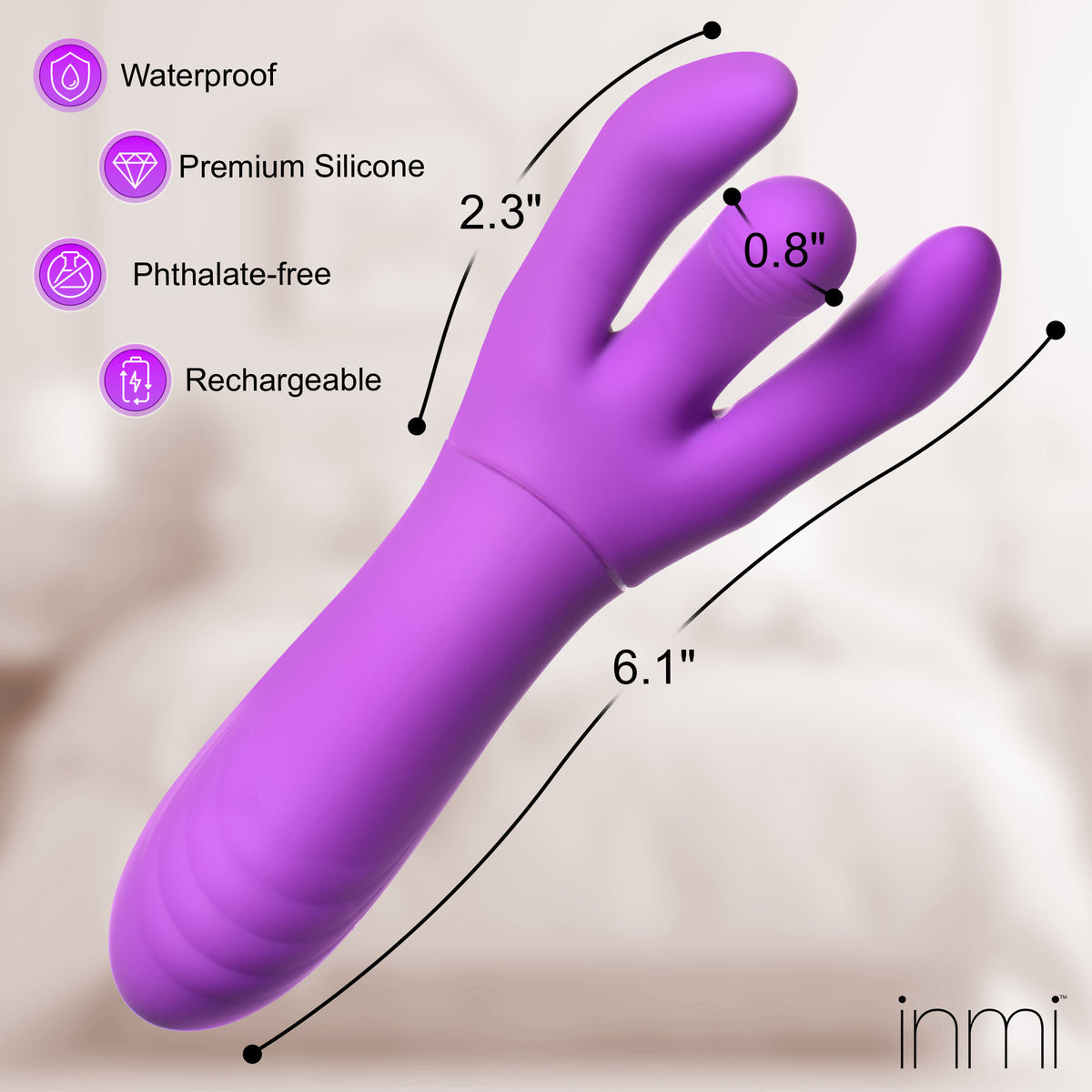 Velvet Touch Come-Hither G-Spot Silicone Vibrator (view 4)