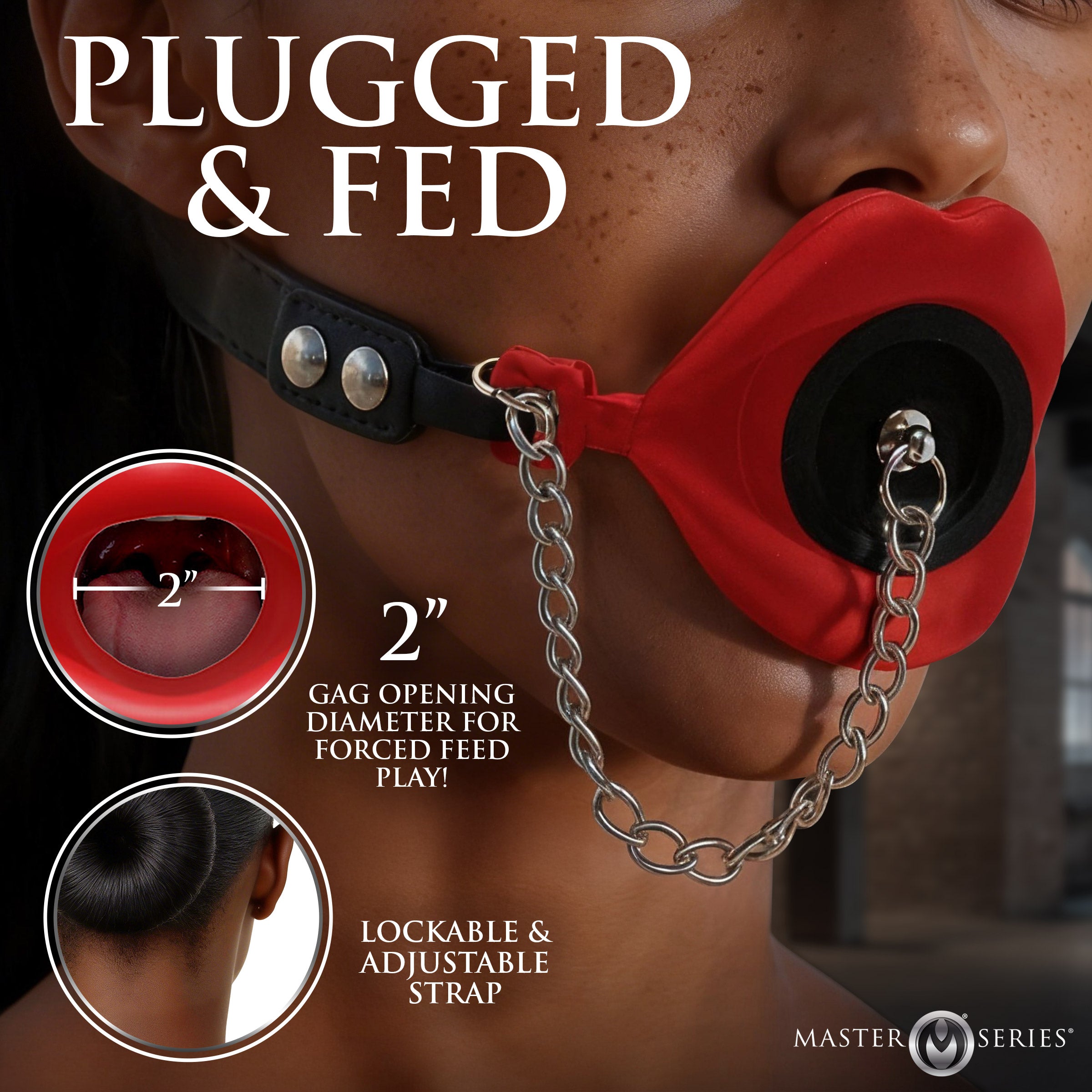 Plugged Silicone Feeding Gag