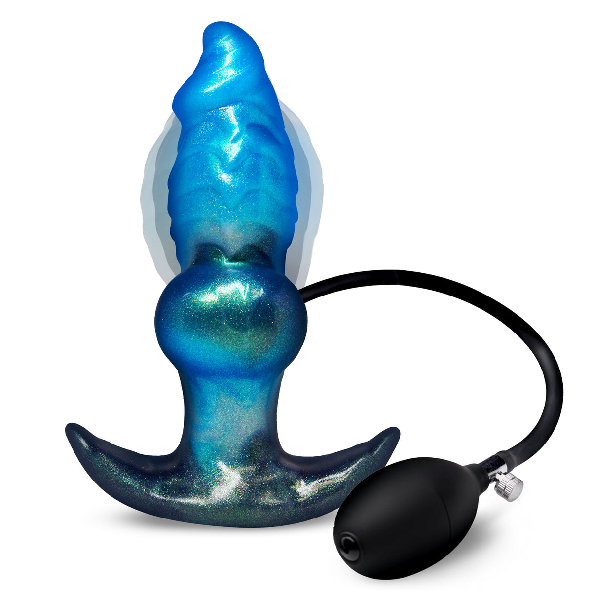 Blizzard Inflatable Silicone Anal Plug – butt plug, Silicone (view 5)