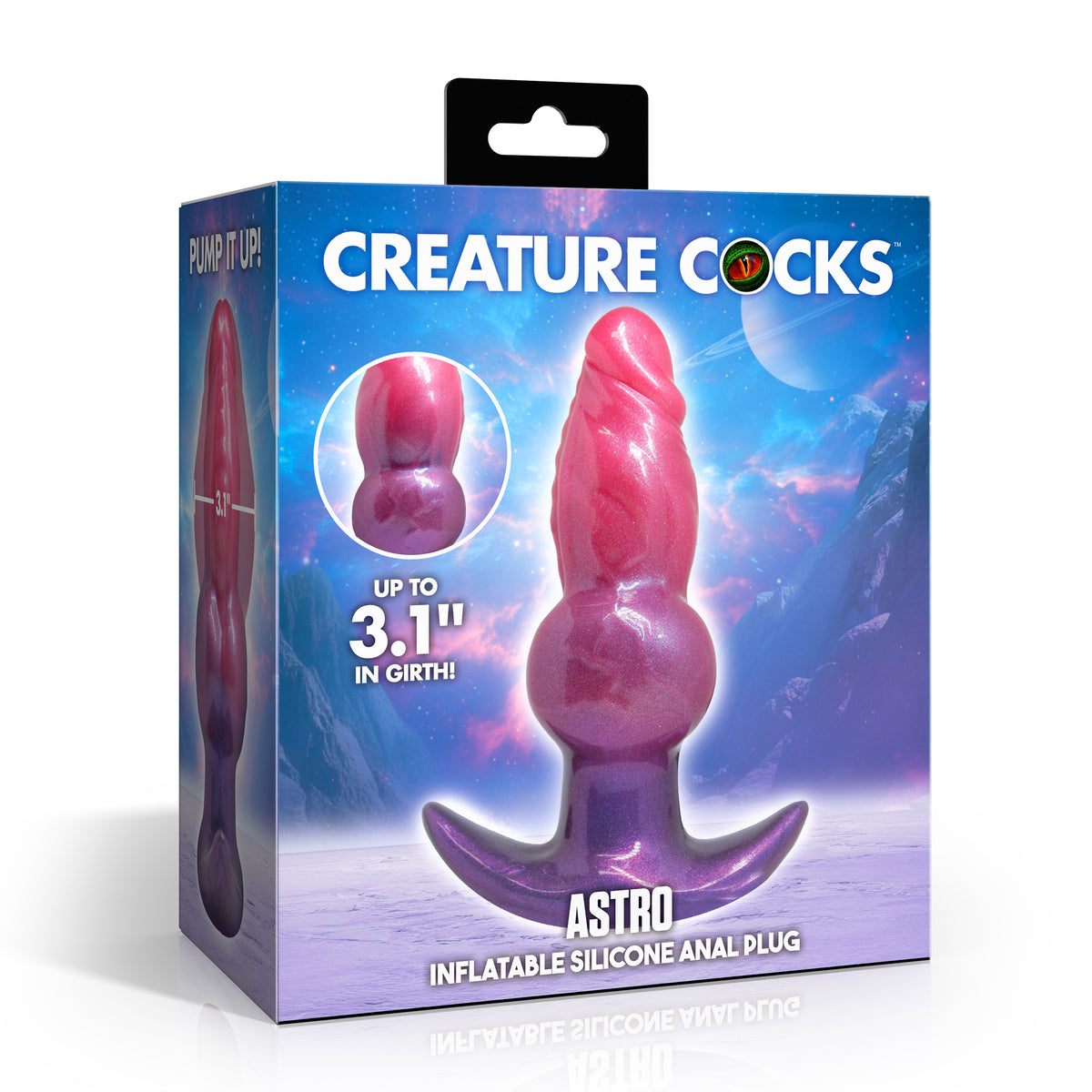 Astro Inflatable Silicone Anal Plug – butt plug, Silicone (view 6)