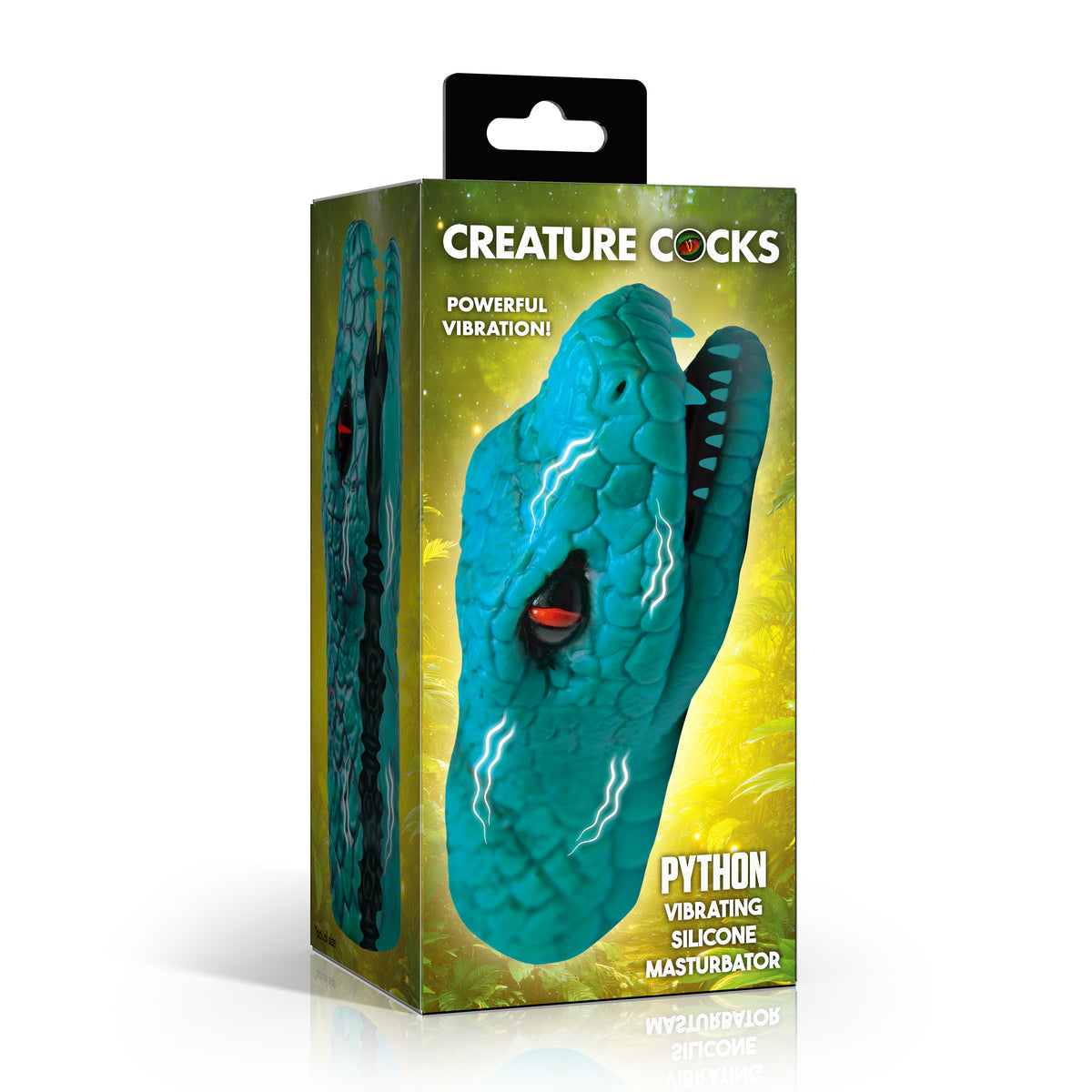 Python Vibrating Silicone Masturbator (view 6)