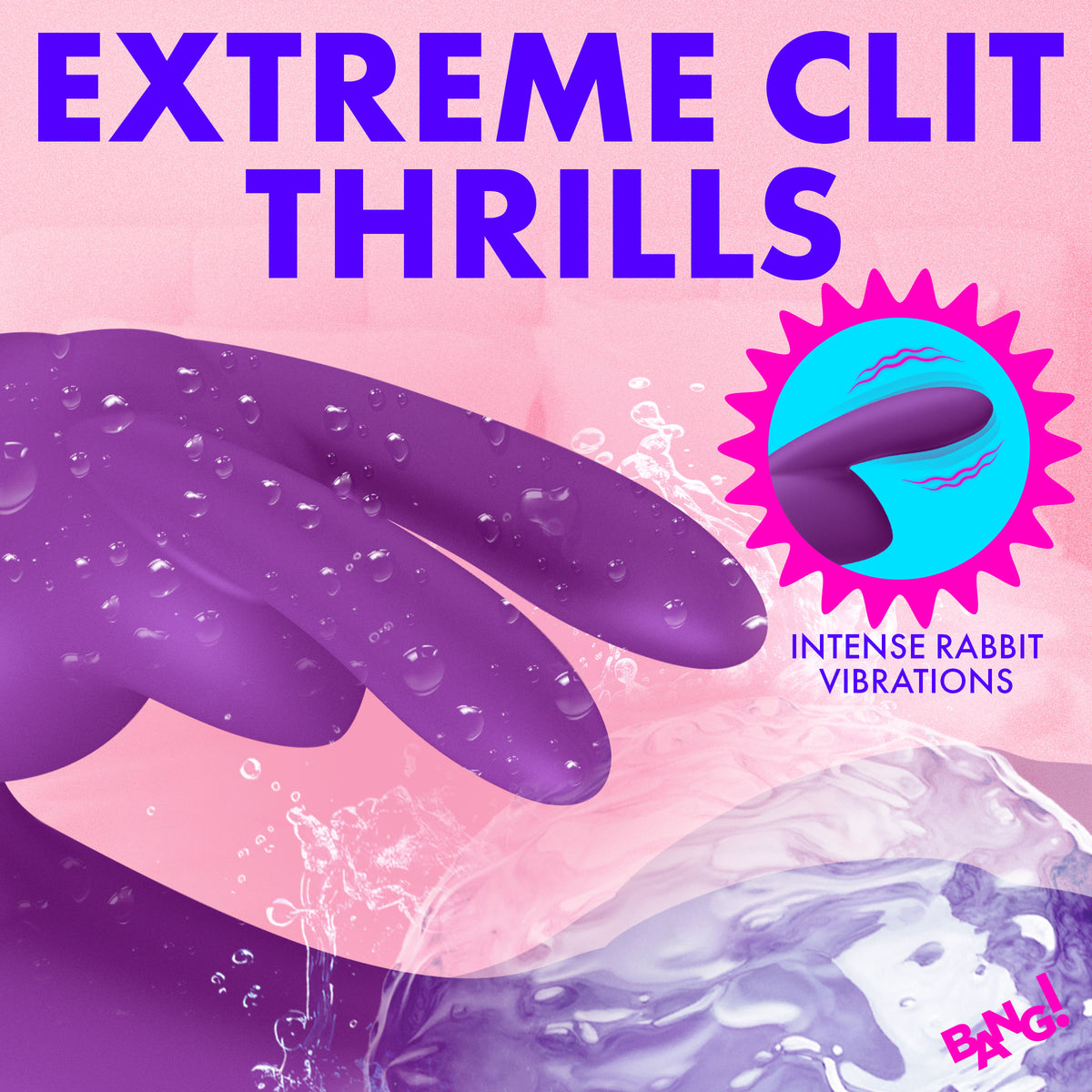 Flexible Vibrating Silicone Mini Rabbit – rabbit vibrator (view 3)