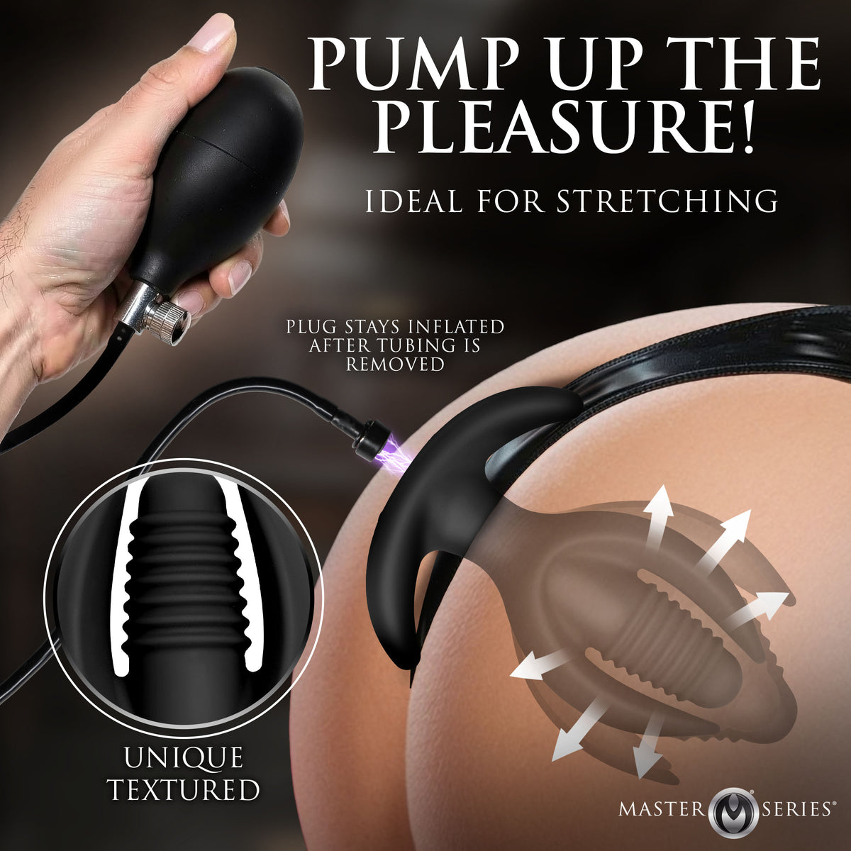Ass Lock Magnetic Inflatable Anchor Anal Plug – butt plug (view 2)