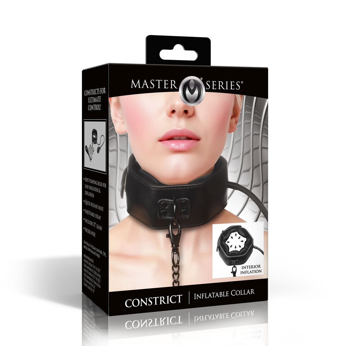 Constrict Inflatable Collar with Leash – collar and leash (view 7)