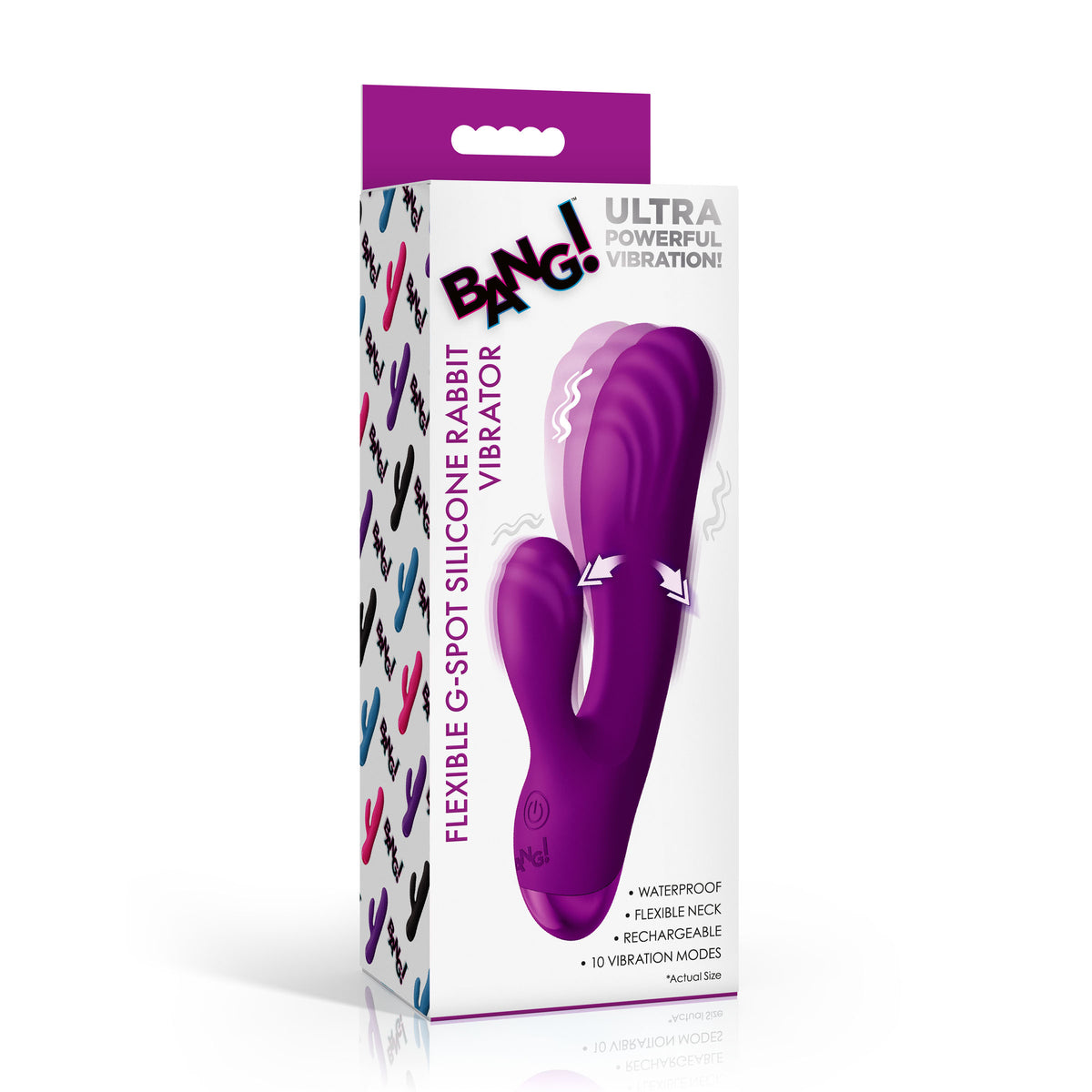 Flexible G-Spot Silicone Rabbit Vibrator (view 6)