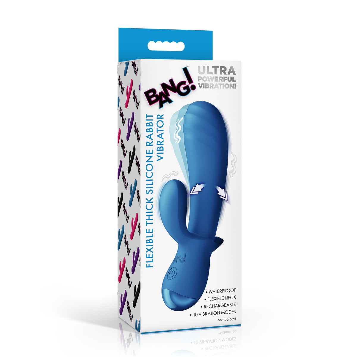 Flexible Thick Silicone Rabbit Vibrator (view 6)