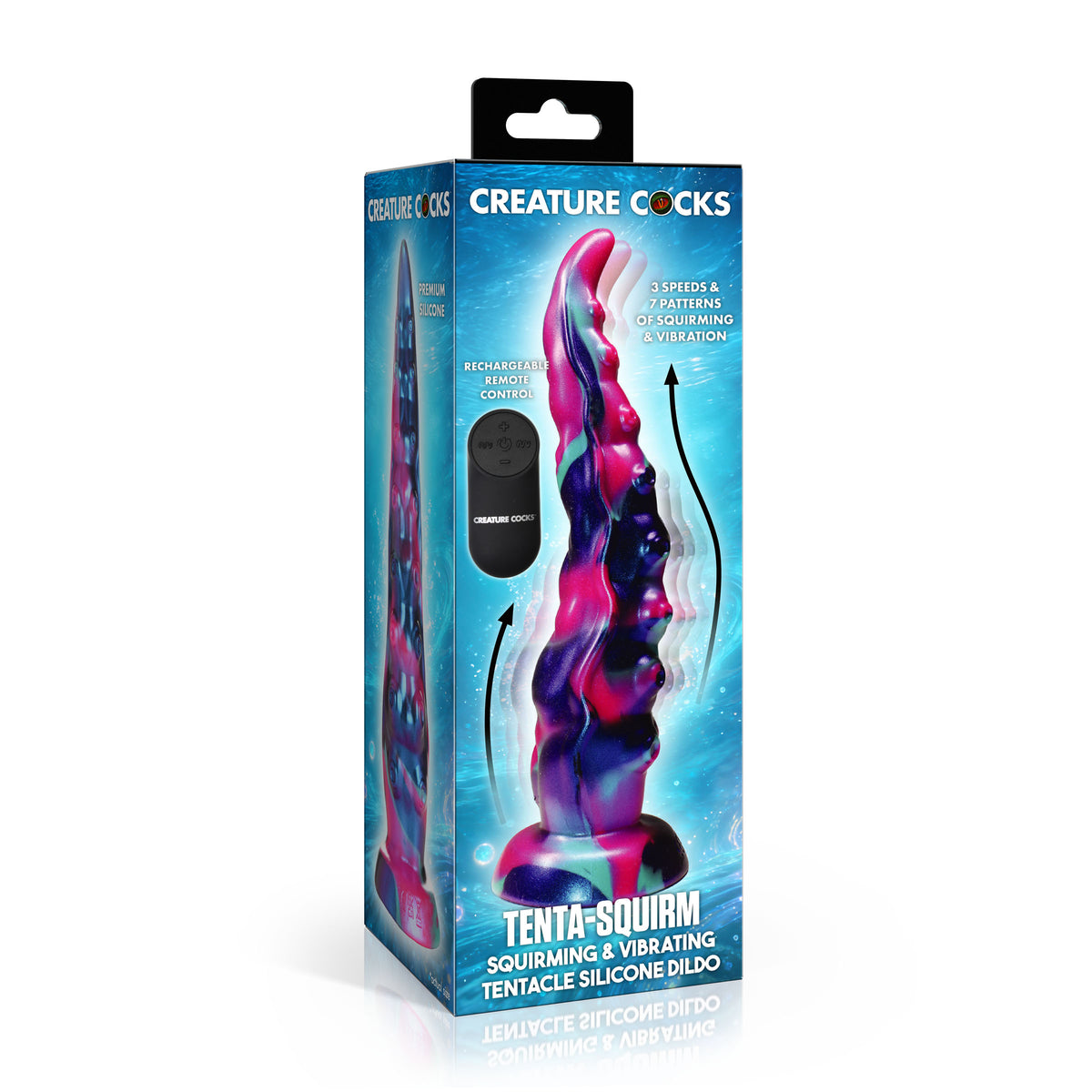 Tenta-Squirm Squirming &amp; Vibrating Tentacle Silicone Dildo (view 7)