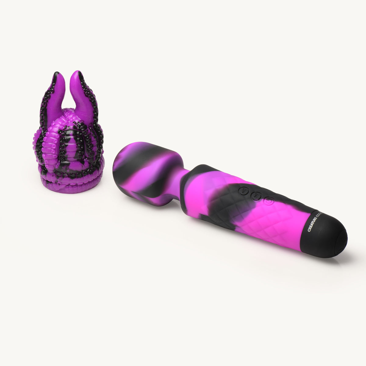 Tenta Wand Silicone Vibrating Wand + Attachment – wand massager (view 6)