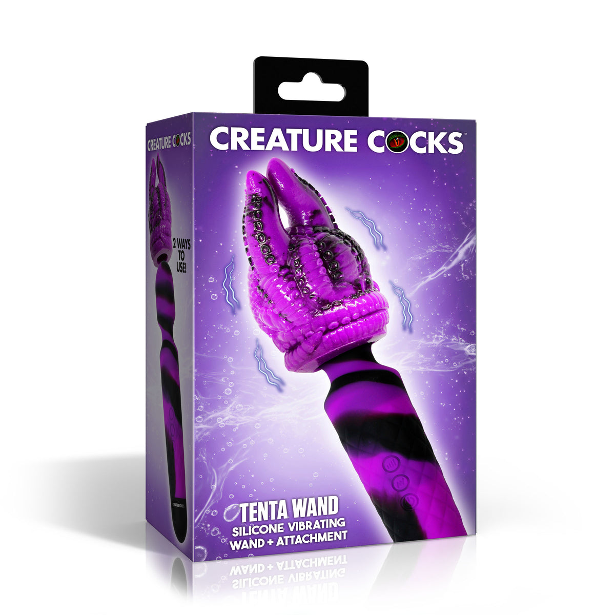Tenta Wand Silicone Vibrating Wand + Attachment – wand massager (view 7)