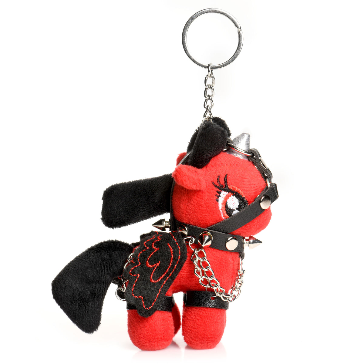 Scarlett Chainheart Bondage Pony Keychain - Red – accessories and care (view 5)