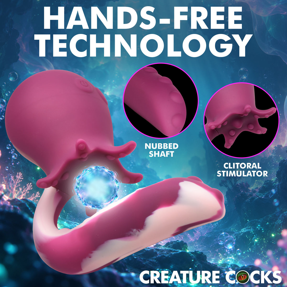 Deep Seeker Gyrating Octopus Vibrator (view 3)