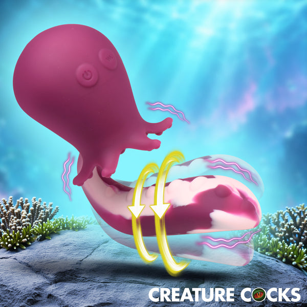 Deep Seeker Gyrating Octopus Vibrator, Silicone