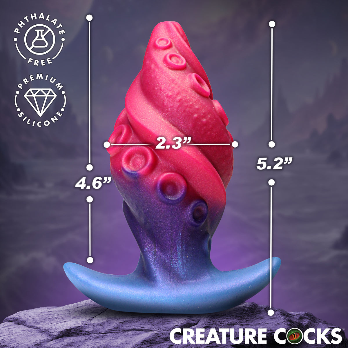 Tenta Plug Silicone Butt Plug (view 3)