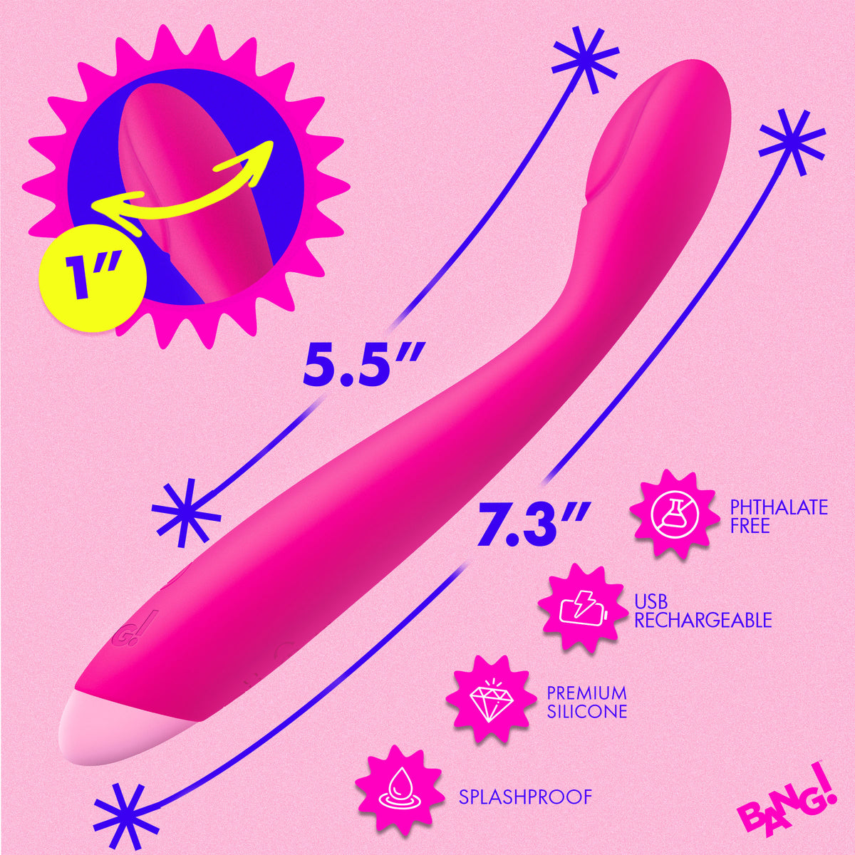 Flexible Silicone G-Spot Vibrator (view 10)