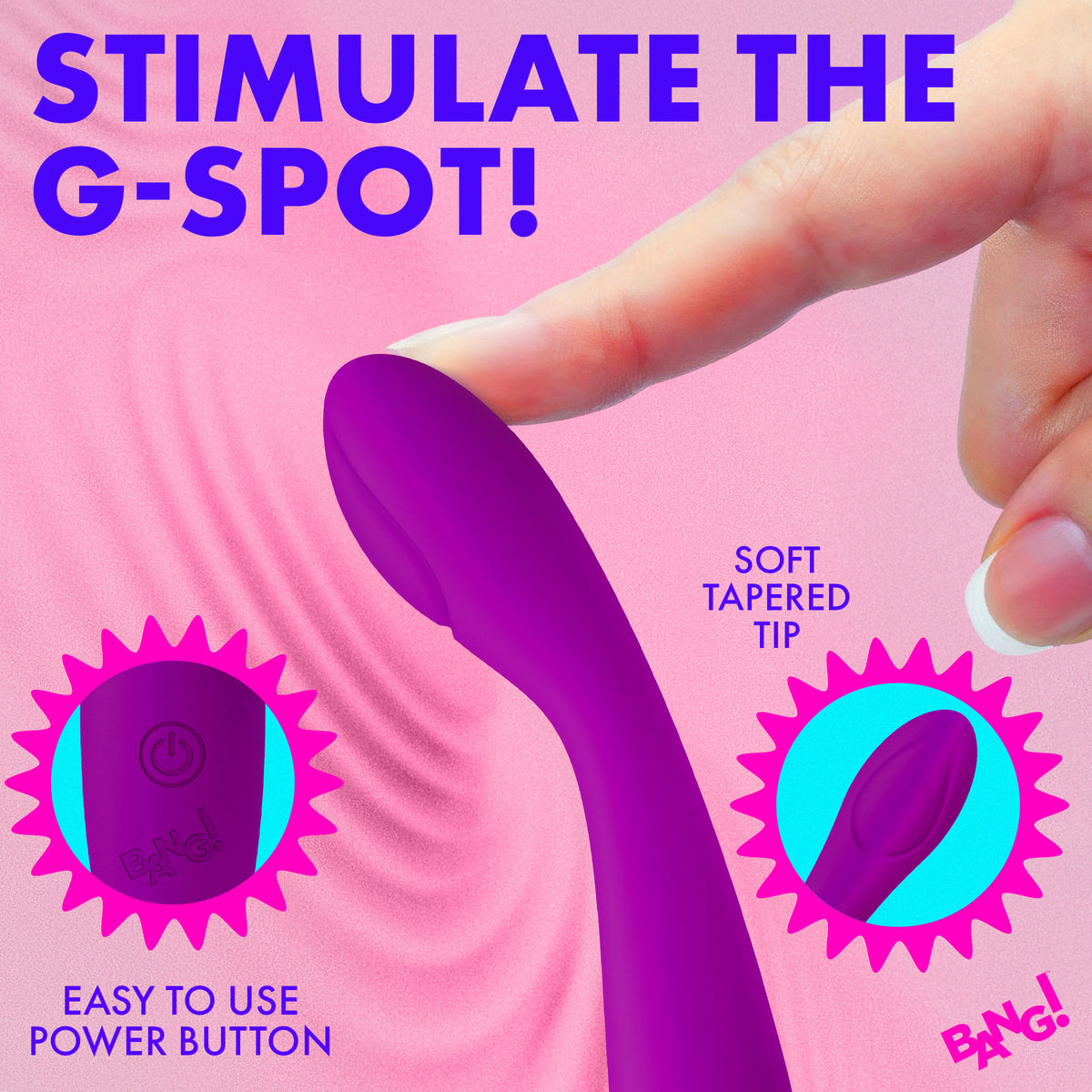 Flexible Silicone G-Spot Vibrator (view 3)