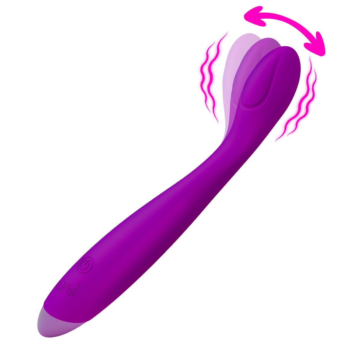 Flexible Silicone G-Spot Vibrator (view 5)