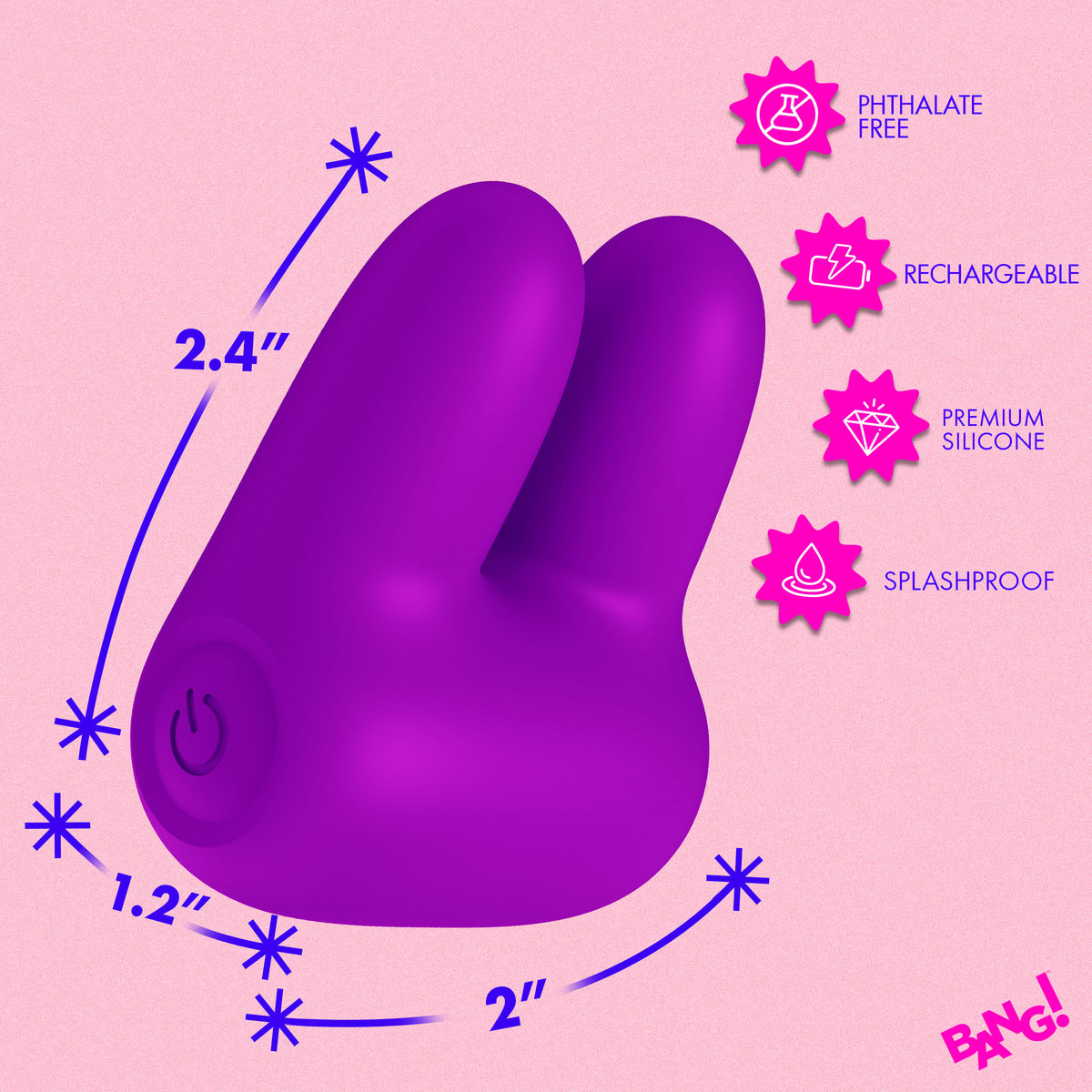 Dual Silicone Vibrator (view 4)