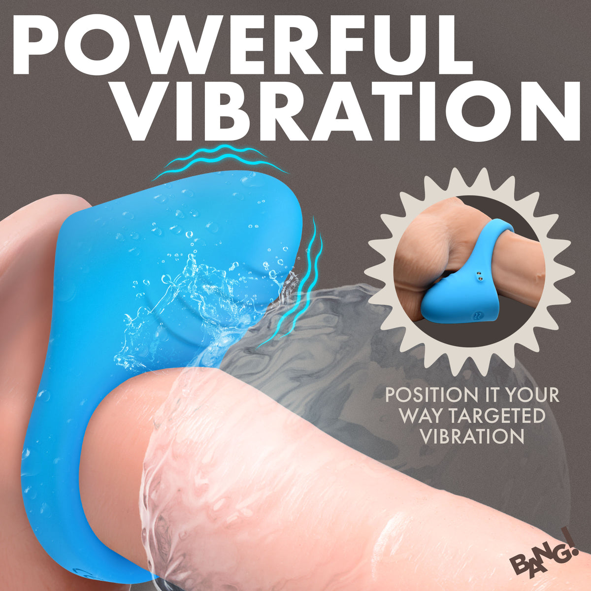 Vibrating Silicone C-Ring – cock ring (view 3)