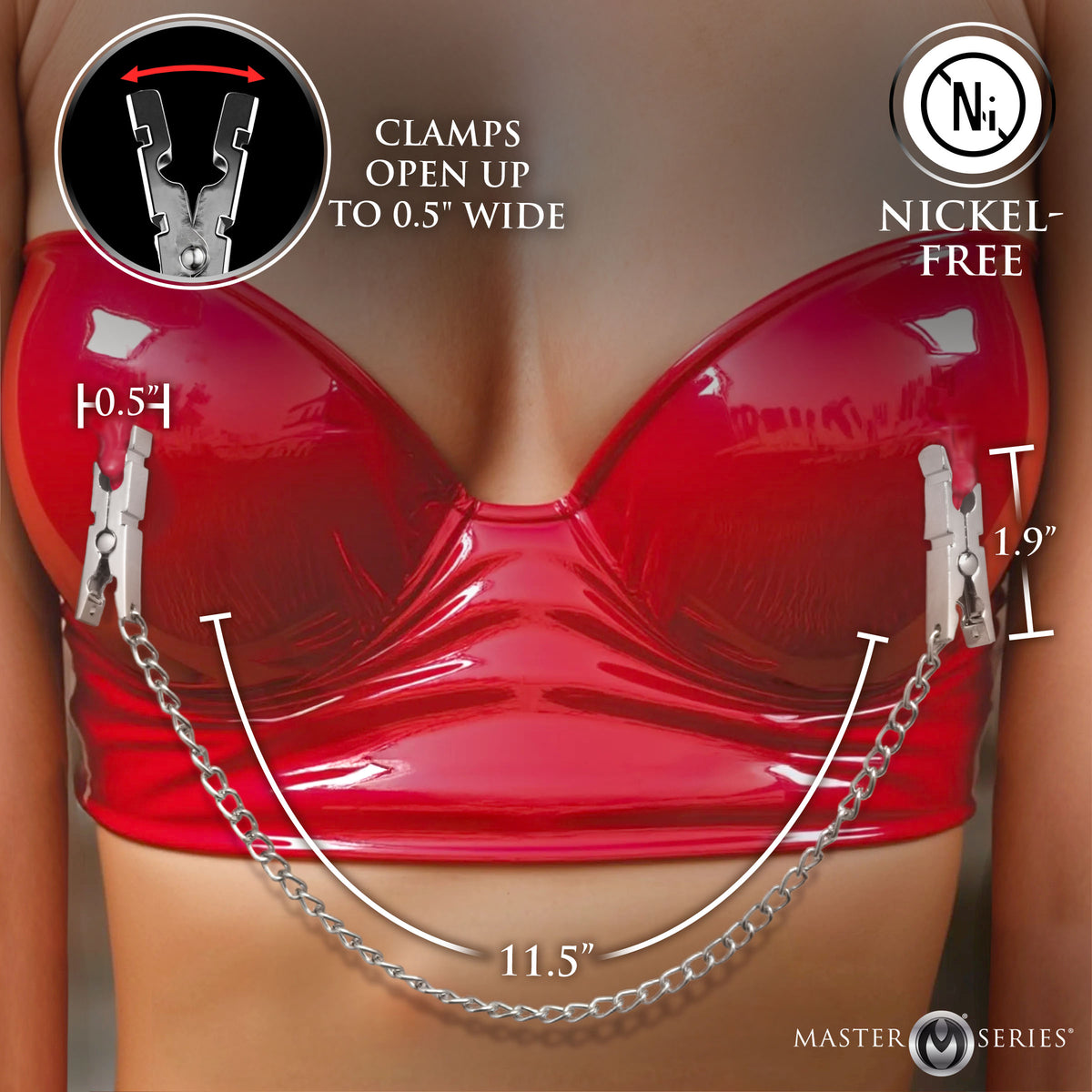 Naughty Pleasure Nipple Clamps – nipple toy (view 4)