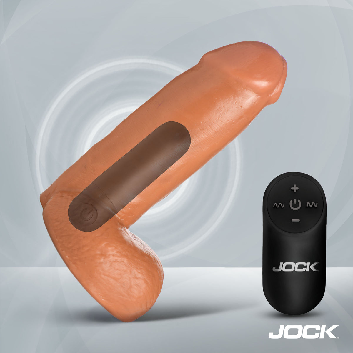 6 Inch Vibrating Dildo with Remote, TPE