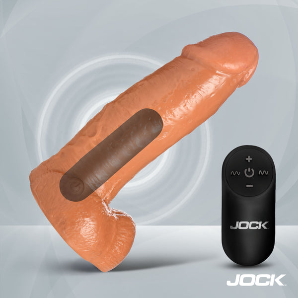 7 Inch Vibrating Dildo with Remote, TPE