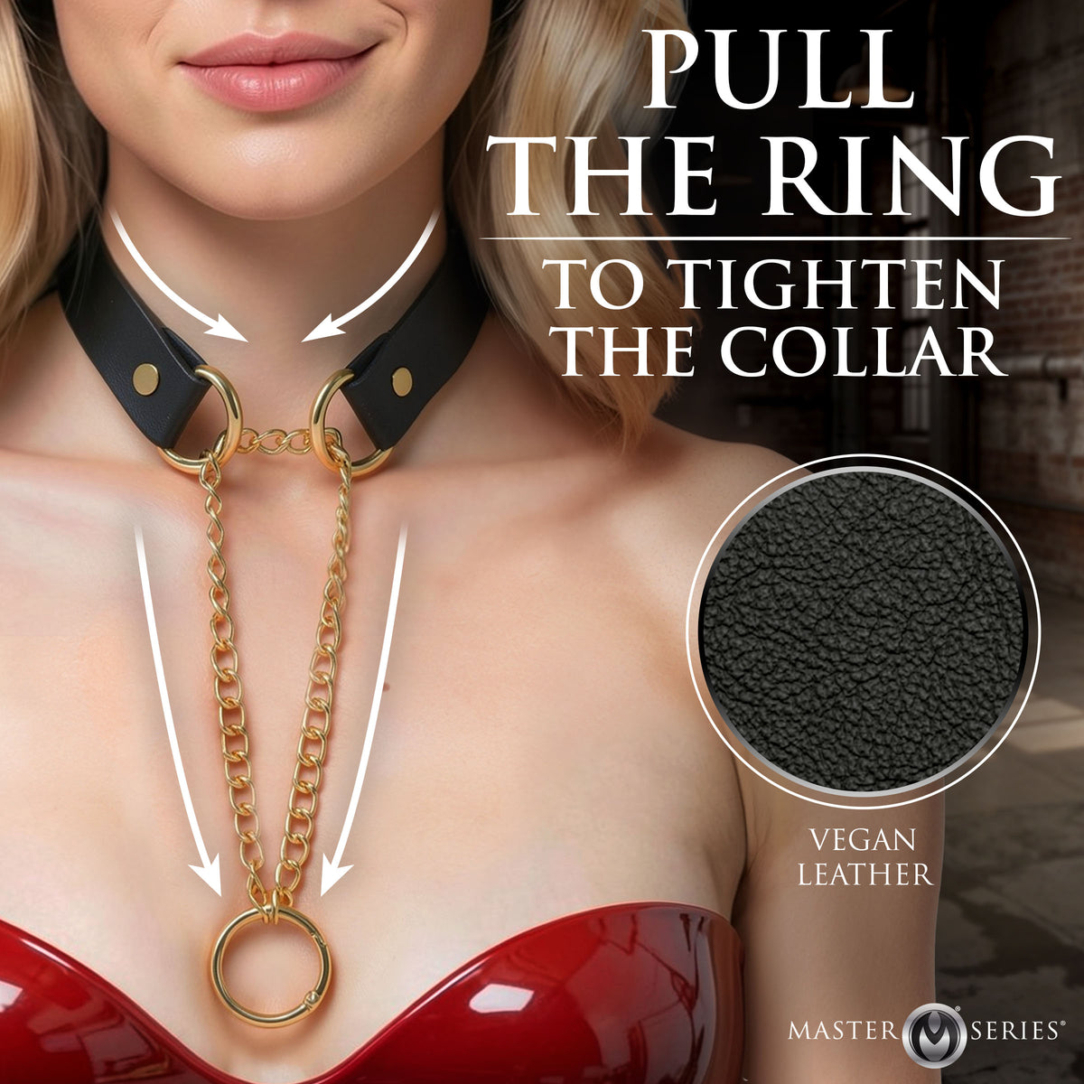 Halo Desire O-Ring Collar – collar and leash (view 3)