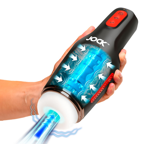 15X Sucking and Vibrating Masturbator, Silicone