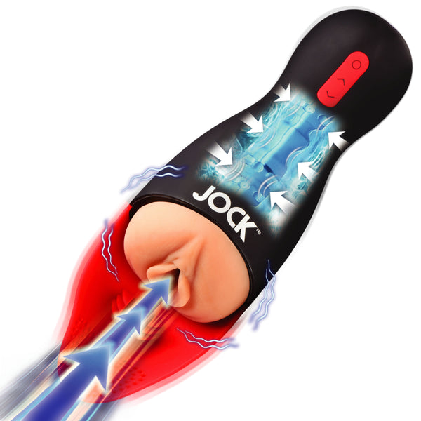 Sucking and Vibrating Pussy Masturbator, Silicone
