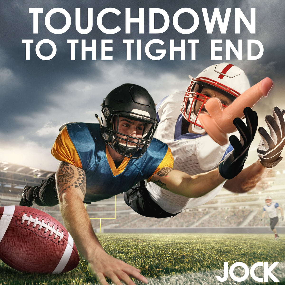 Football Frank 6.75 Inch Dildo, PVC (view 3)