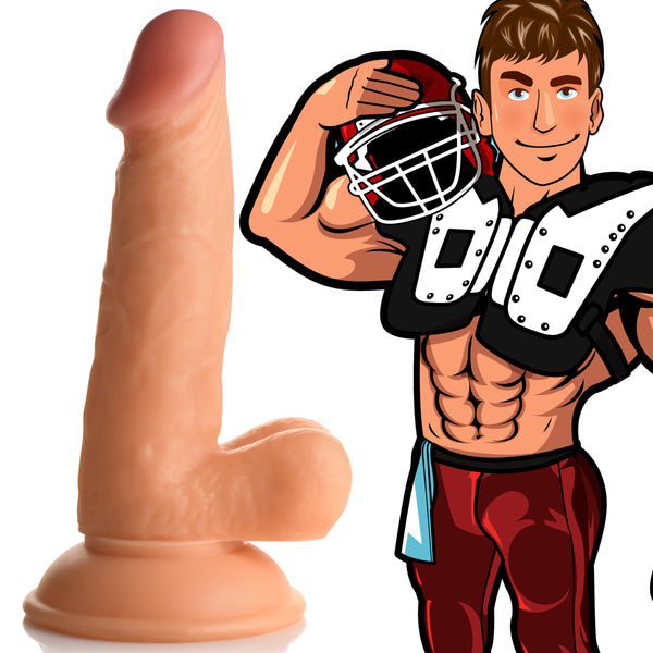 Football Frank 6.75 Inch Dildo, PVC