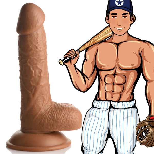 Baseball Brian 7 Inch Dildo, PVC