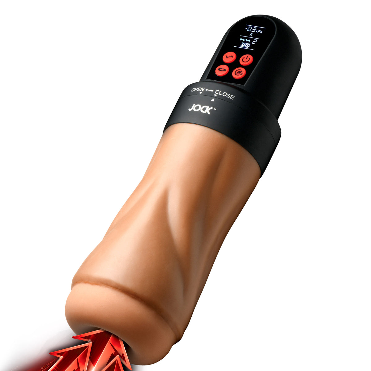 JOCK Sucking &amp; Vibrating Masturbator, Silicone (view 5)
