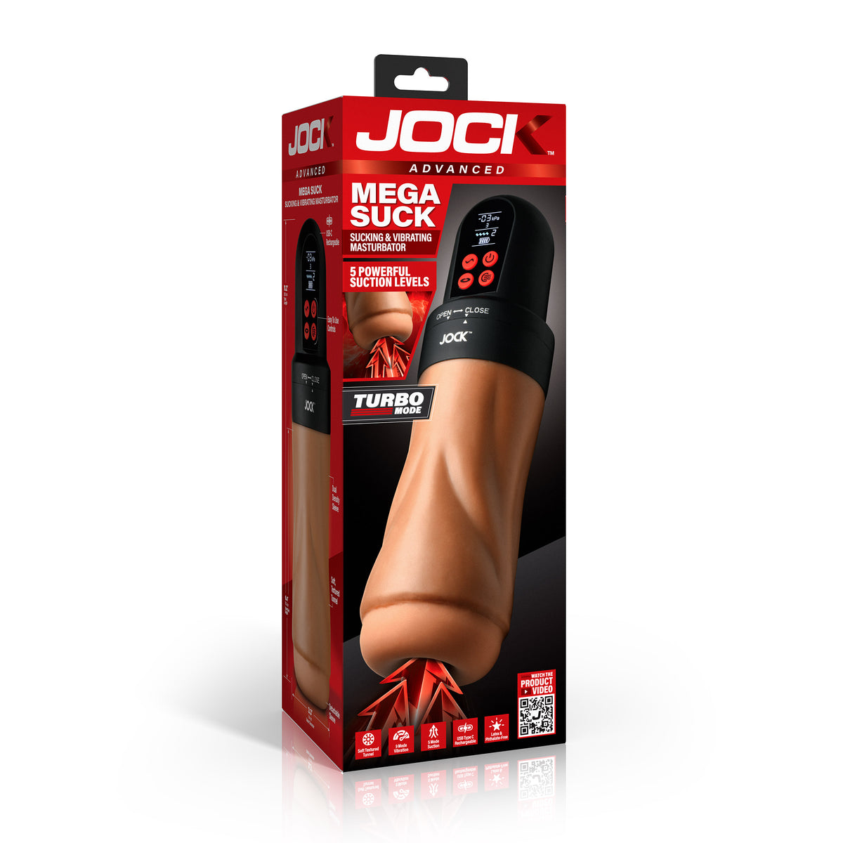 JOCK Sucking &amp; Vibrating Masturbator, Silicone (view 6)