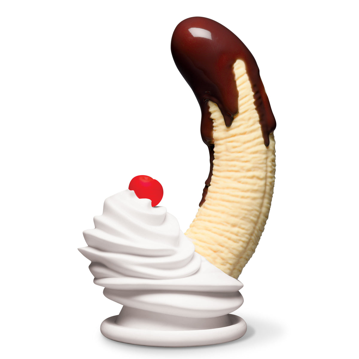 Chocolate Dipped Banana Split Premium Silicone Dildo (view 5)