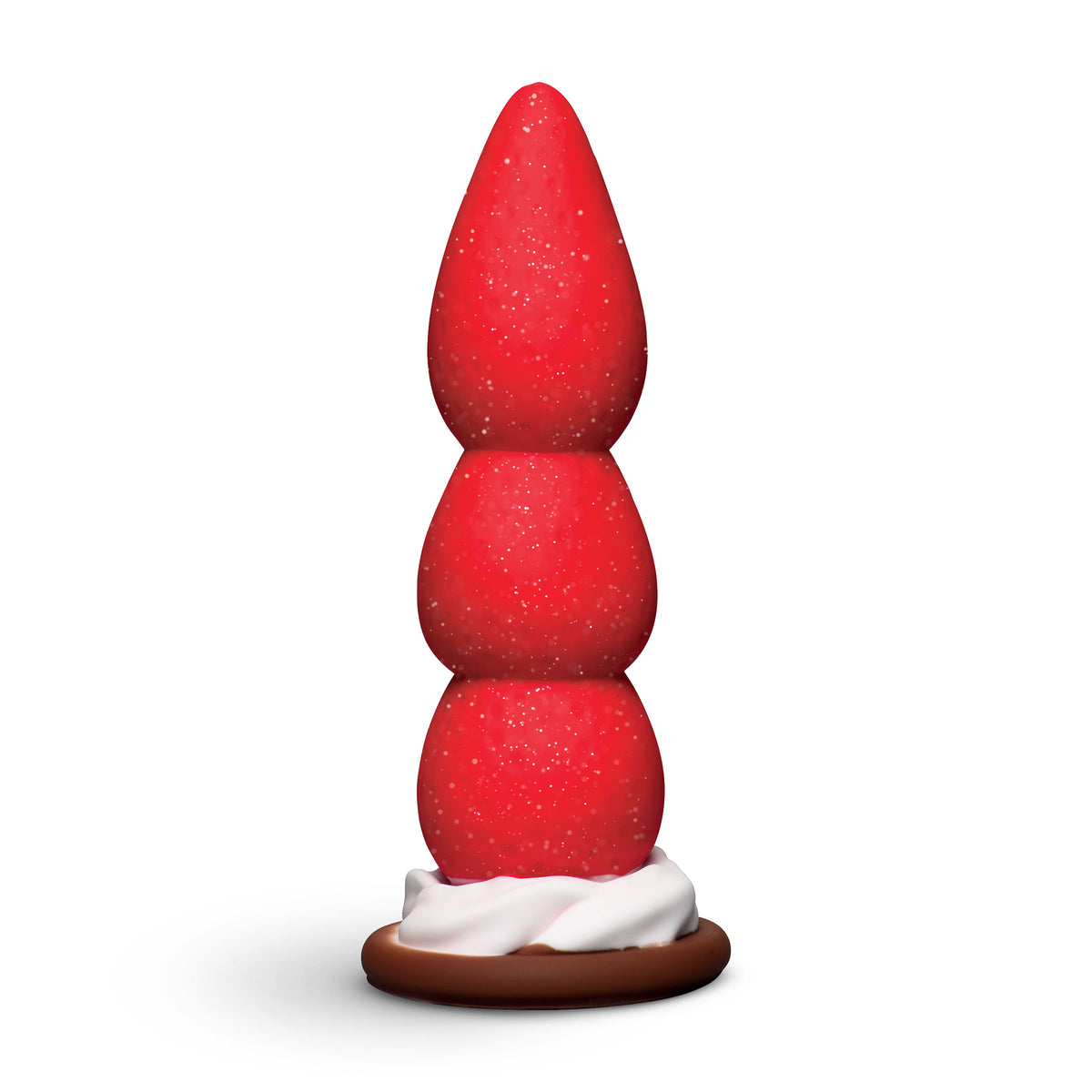 Strawberry Sweet Cream Premium Silicone Dildo (view 5)