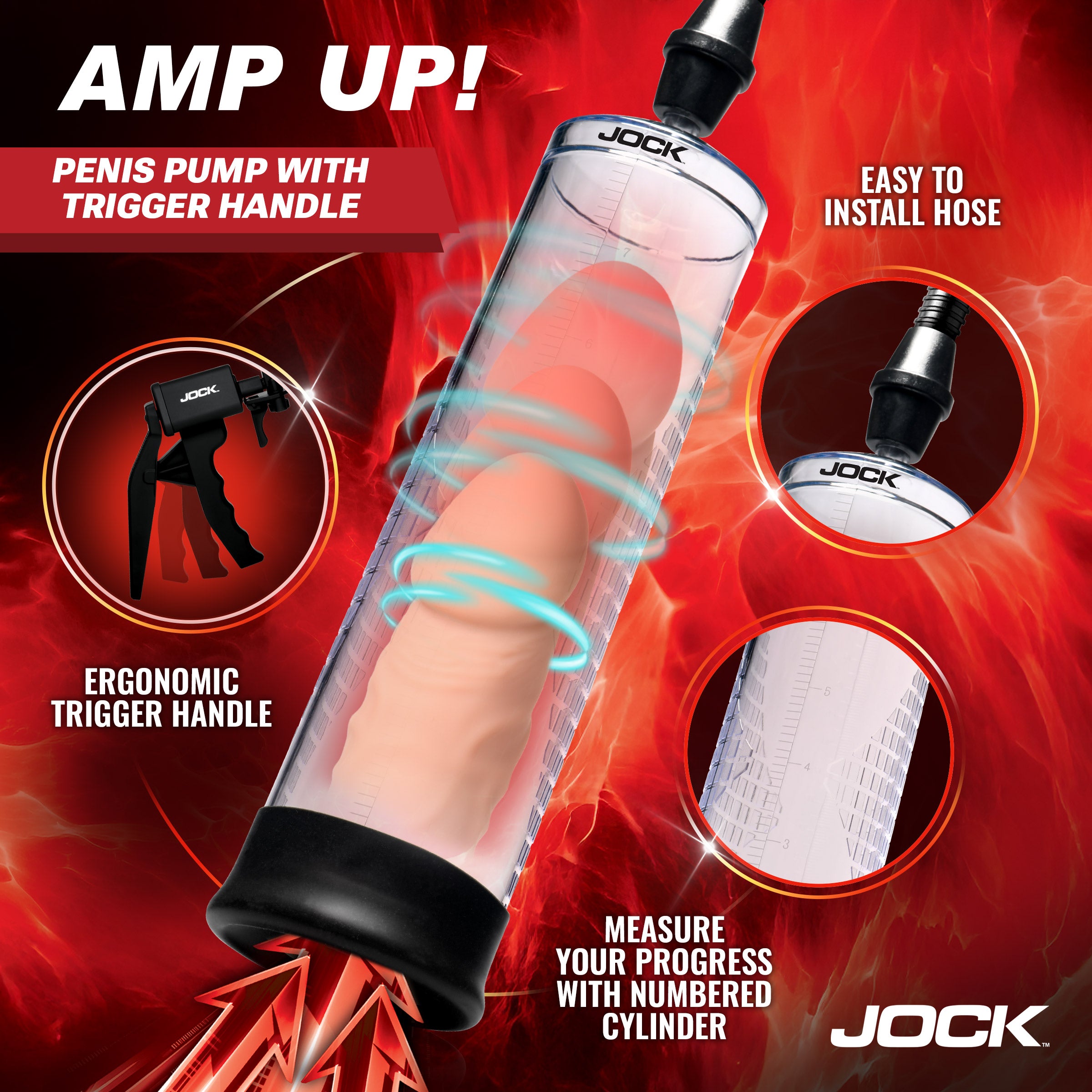 Amp Up Penis Pump with Trigger Handle