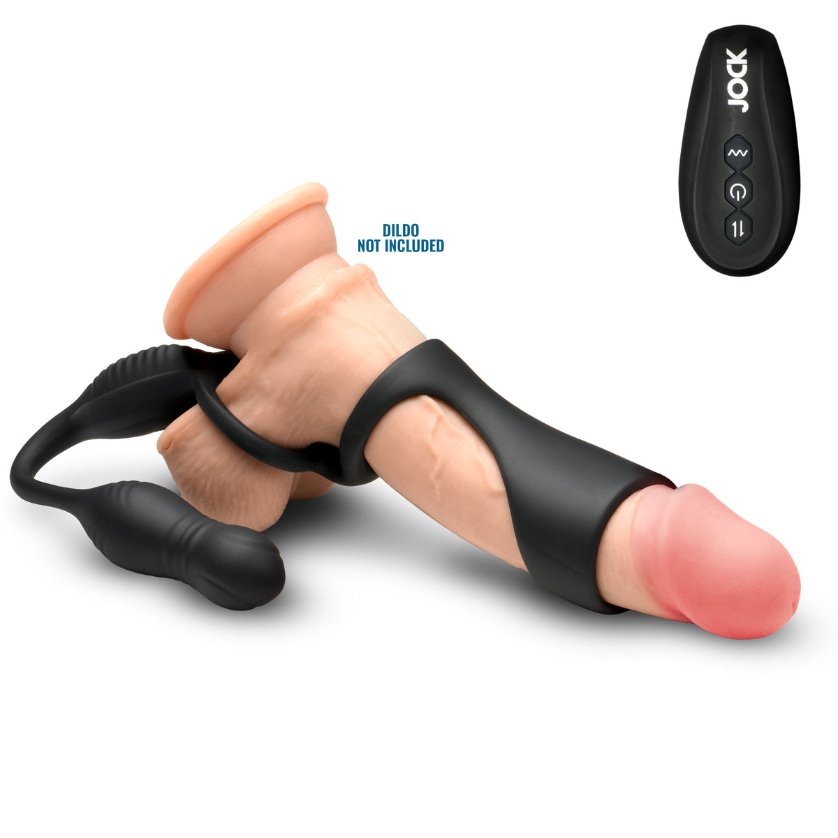 Hype Max Thrusting &amp; Vibrating Anal Plug with C-Ring – prostate massager (view 5)